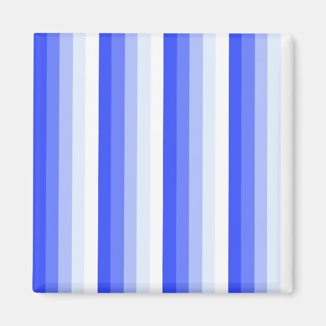 Aimant Bandes d'ombre bleu royal (Devant)
