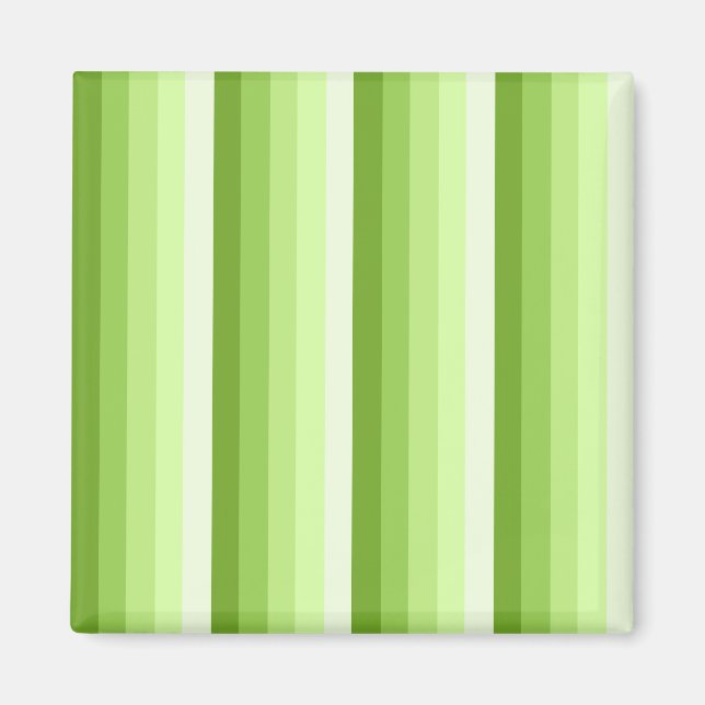 Aimant Bandes d'ombre vert citron (Devant)