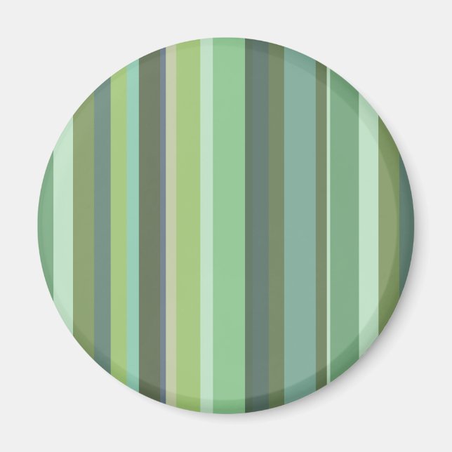 Aimant Bandes horizontales vert olive (Devant)