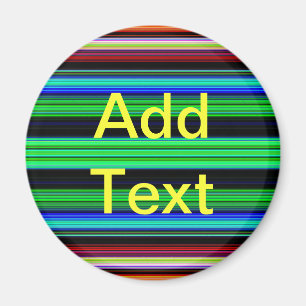 Aimant Bandes minces et colorées - 1