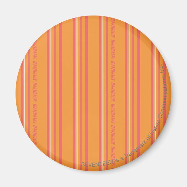 Aimant Bandes minces orange (Devant)