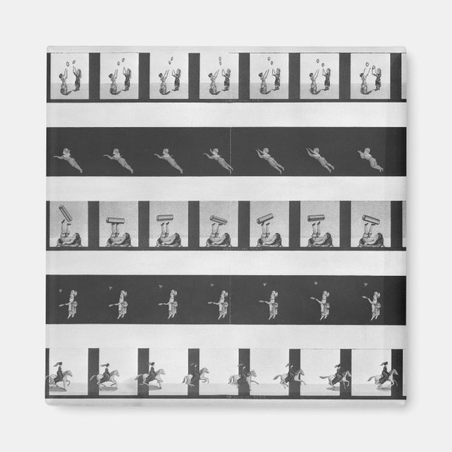 Aimant Bandes-photos pour un praxinoscope (Devant)