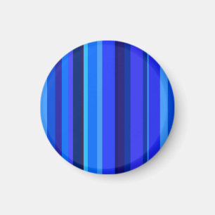 Aimant Bandes verticales bleues