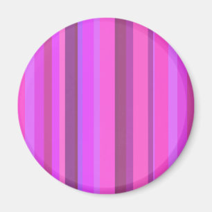 Aimant Bandes verticales roses