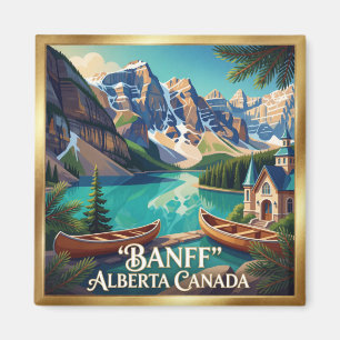 Aimant Banff Canadian Rockies Lac de Montagne