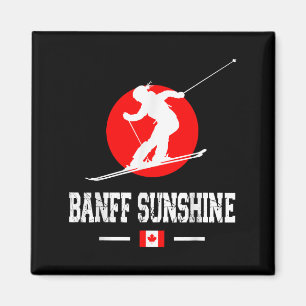 Aimant Banff Sunshine Canada Station de ski Montagnes Roc