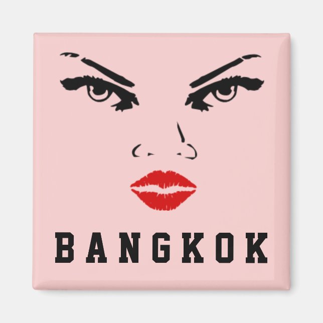 Aimant Bangkok, Thaïlande Femme amie (Devant)