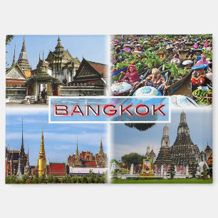 Aimant Bangkok Thaïlande Multi Photo Collage Voyage