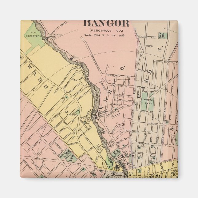 Aimant Bangor, Brewer (Devant)