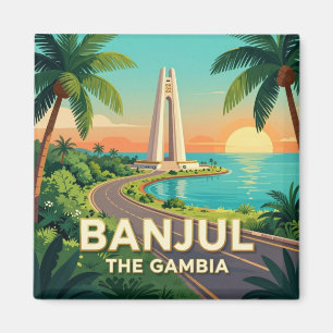 Aimant ☀️ Banjul Waterfront ouest-africain Voyage