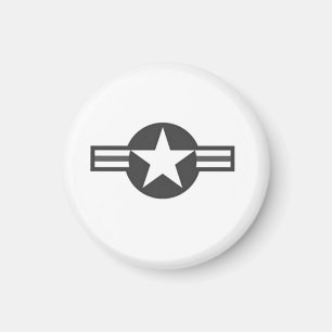 Aimant Bannière d'insigne d'avion de l'USAF de la Seconde