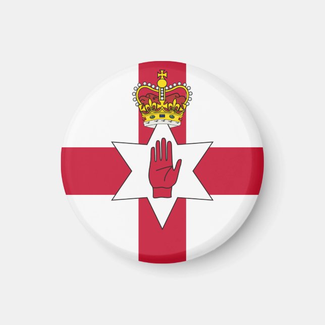 Aimant Bannière d'Irlande du Nord (Devant)