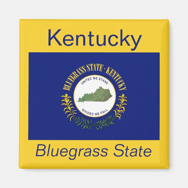 Aimant Bannière du Kentucky (Devant)