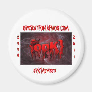 Aimant bannière opk, OPÉRATION KHAOS.COM, membre opK, 20.