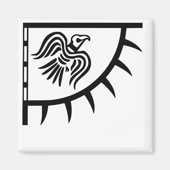 Aimant Bannière Raven Viking (Devant)