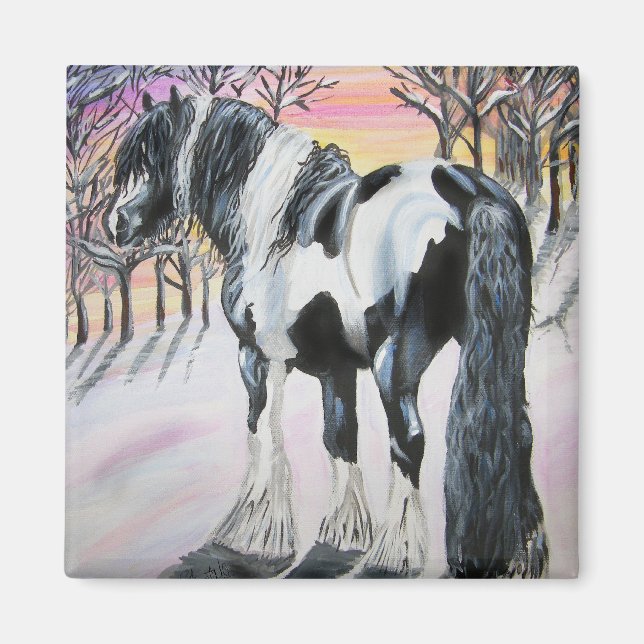 Aimant bannière tzigane (Devant)