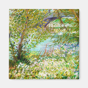 Aimant Banques de la peinture de la Seine Pont Clichy Van