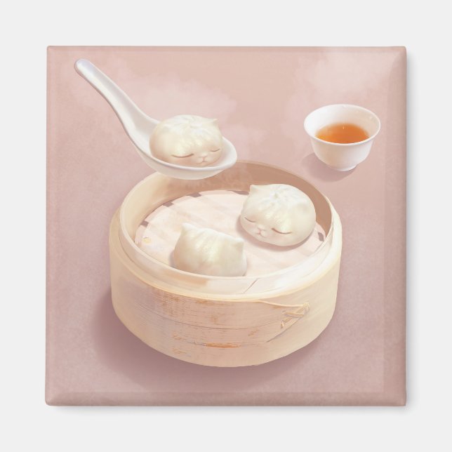 Aimant Bao Baby - Tea Time Bao Buddies (Devant)