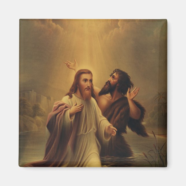 Aimant Baptême de Jésus-Christ (Devant)