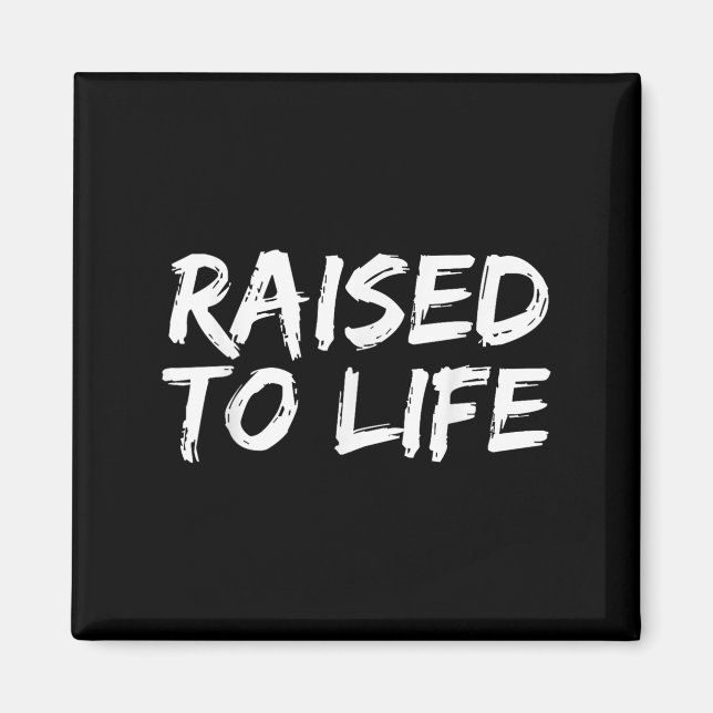 Aimant Baptism Gift New Christians Baptismal Quote Raised (Devant)