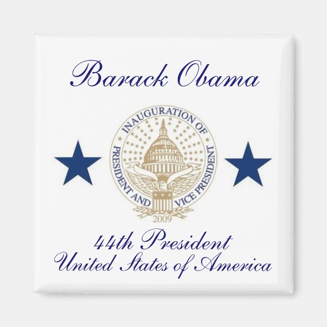Aimant Barack Obama (Devant)