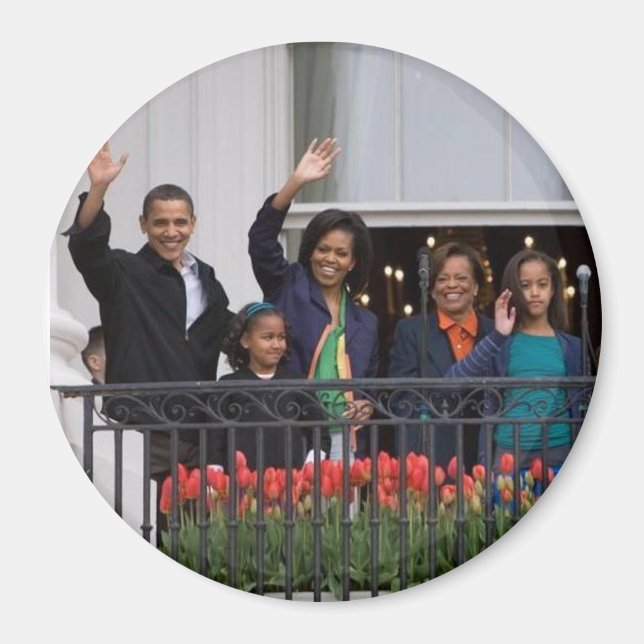 Aimant Barack Obama et sa famille (Devant)