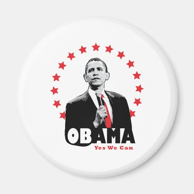 Aimant Barack Obama - Oui, nous pouvons (Devant)