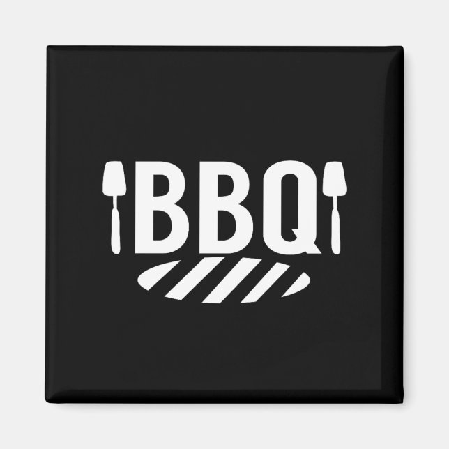 Aimant Barbecue Gril Été Pique-nique Barbecue (Devant)
