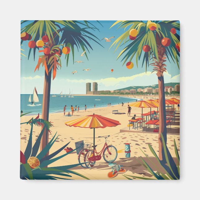 Aimant Barcelona Souvenir  (Devant)