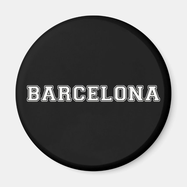 Aimant Barcelone Espagne (Devant)