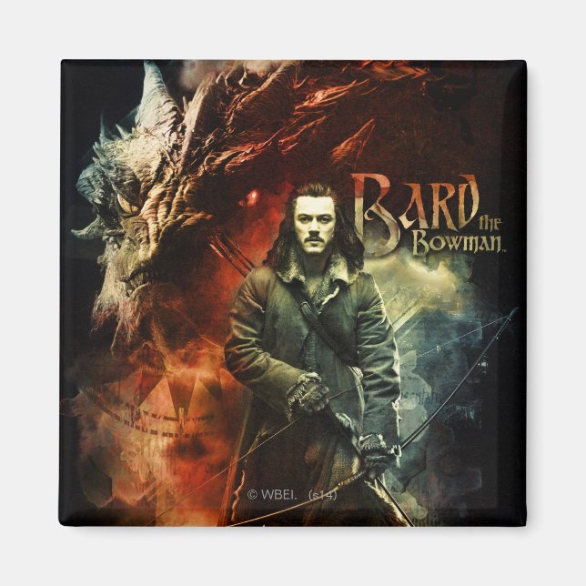 Aimant BARD THE BOWMAN™ & Smaug (Devant)