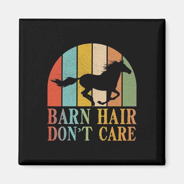 Aimant Barn Cheveux Pas De Soins Cheval cavalier Équitati (Devant)
