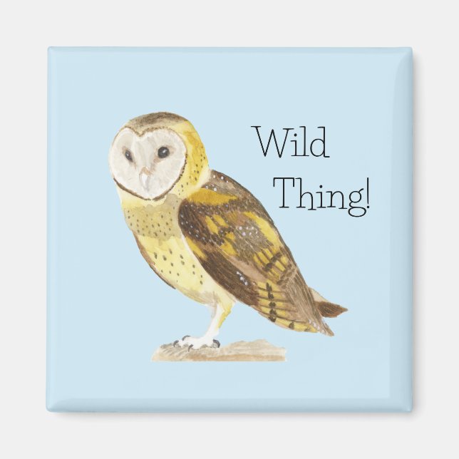 Aimant Barn Owl (Devant)