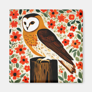 Aimant Barn Owl