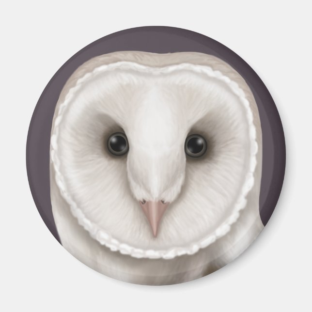 Aimant Barn Owl (Devant)