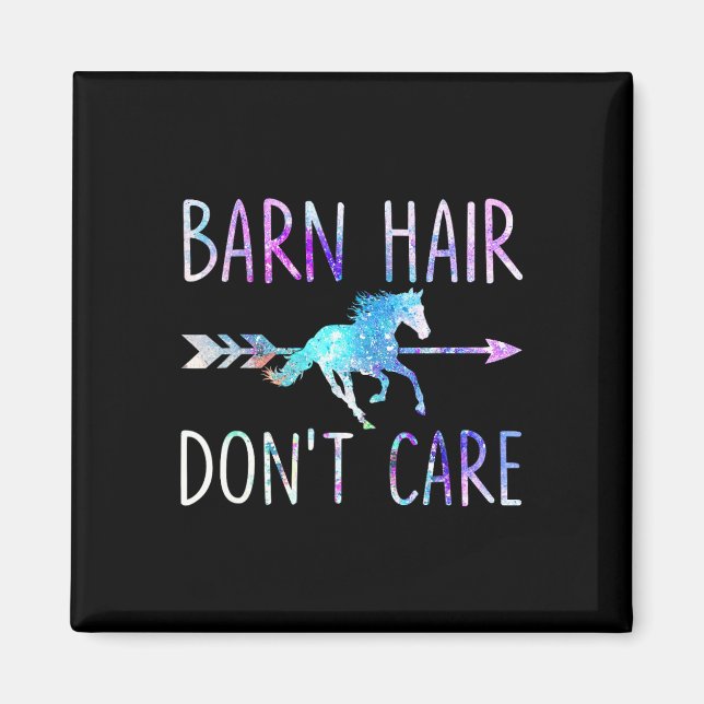 Aimant Barne Cheveux Pas De Soins Amour Cheval Équitation (Devant)