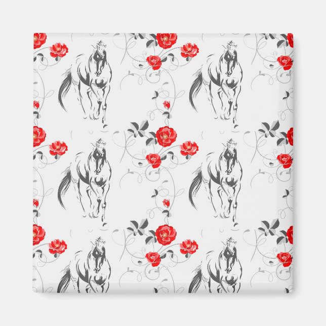 Aimant baroque à cheval (Devant)