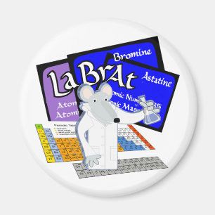 Aimant Barre de laboratoire orthographiée avec des élé