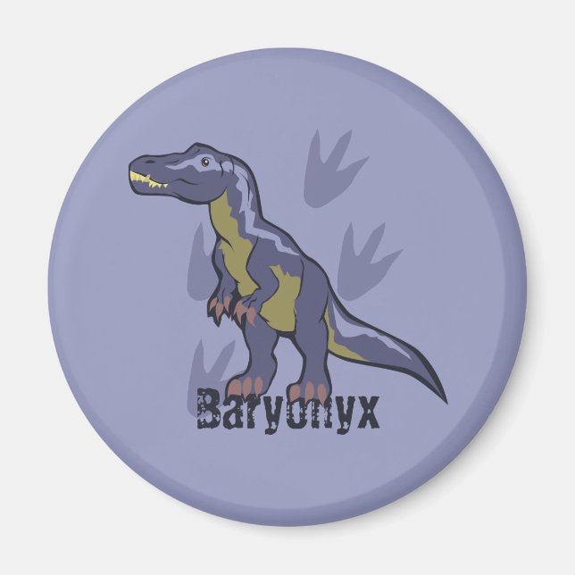 Aimant Baryonyx bleu (Devant)