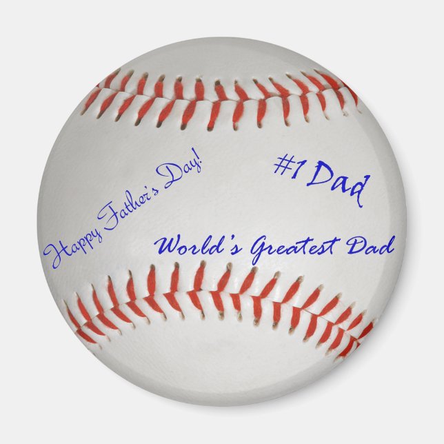 Aimant Baseball autographe (Devant)