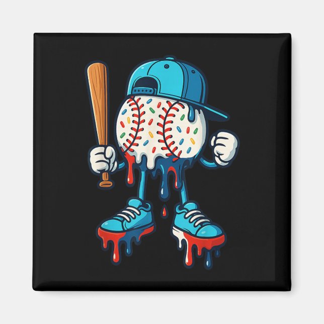 Aimant Baseball Lifestyle 101 Vêtements Jeune Baseball Dr (Devant)