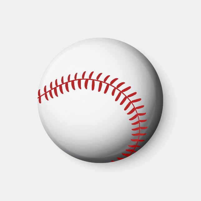 Aimant Baseball personnalisé (Devant)