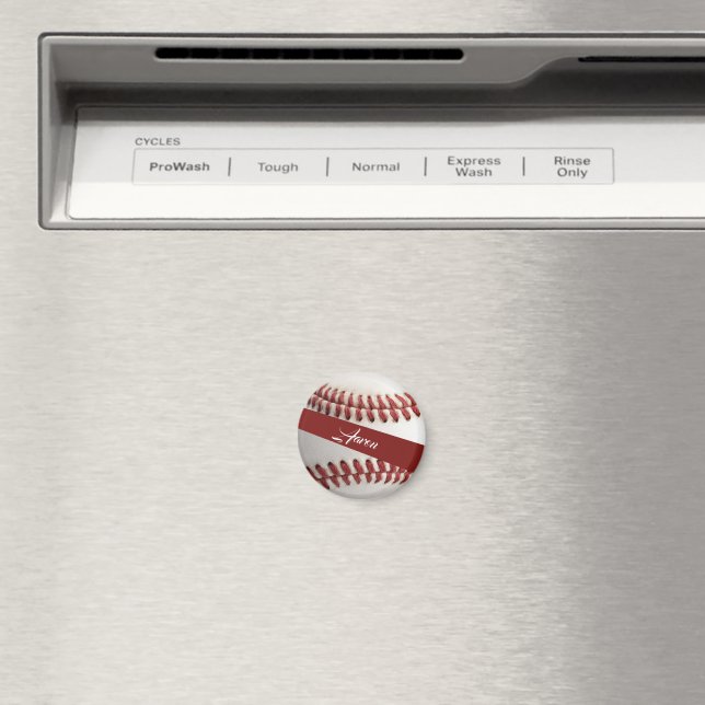 Aimant Baseball Personnalisé (In Situ (Lave-vaisselle))