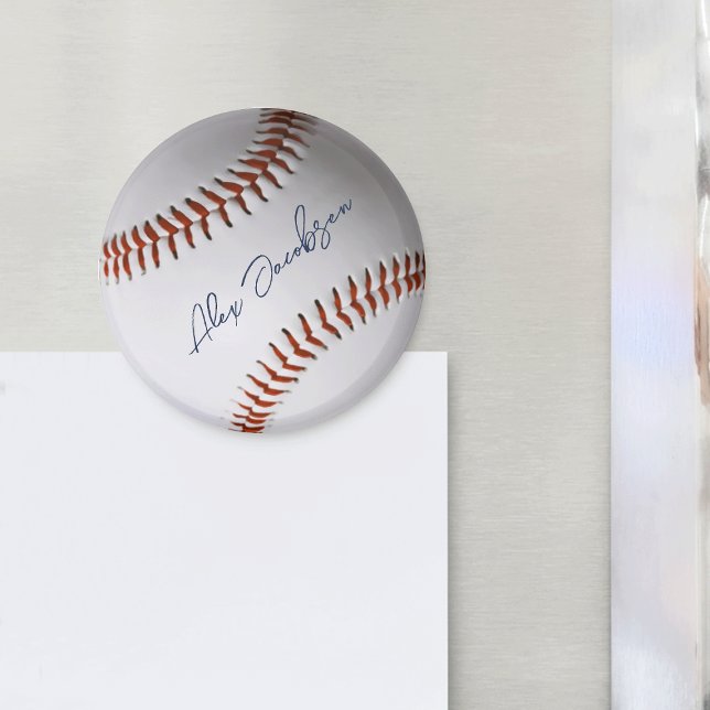 Aimant Baseball Signé Personnalisé (Créateur téléchargé)