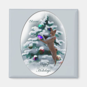 Aimant Basenji Christmas Gifts