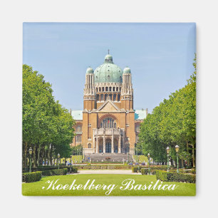 Aimant basilique de Koekelberg à Bruxelles souvenir de vo