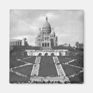 Aimant Basilique de Sacre-Coeur, Montmartre, 1876-1910