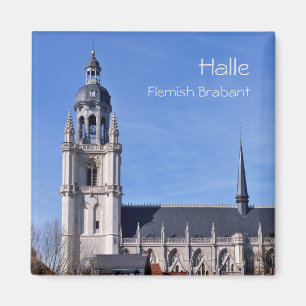 Aimant basilique Sint Martinus à Halle, Belgique voyage