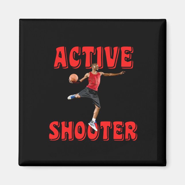 Aimant Basket-ball actif 4 (Devant)