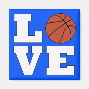 Aimant Basket-ball AMOUR Couleur personnalisée Basket-bal
